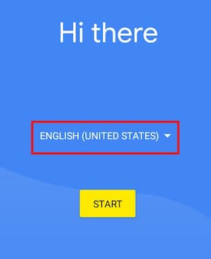 BlissOS16初期設定、日本語言語選択