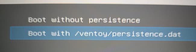 Ventoy Linux Mint起動メニュー③