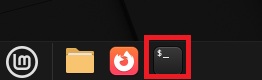 Linux Mint22terminalアイコン