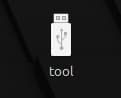 toolpartitionのUSBメモリのアイコン